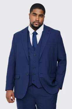 boohooMAN Plus Check Single Breasted Regular Fit Suit Jacket | UK| Suits & Tailoring|Sets & Co-Ords