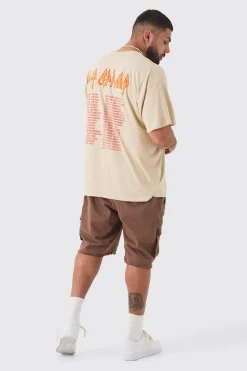 Plus Def Leppard License Tour Graphic T-shirt | UK^boohooMAN