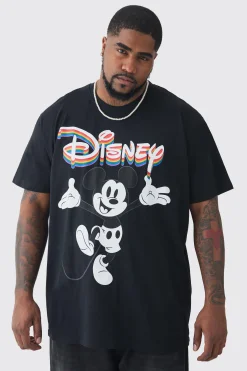 Plus Disney Mickey Mouse Pride License T-shirt | UK^boohooMAN Sale