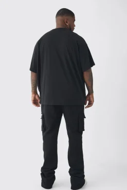 Plus Drip Floral Print Oversized T-Shirt | UK^boohooMAN Hot