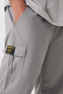 boohooMAN Plus Elastic Waist Straight Fit Cargo Trousers | UK| Trousers|Cargos