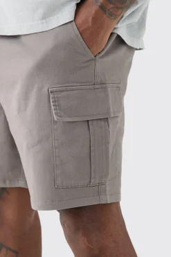 boohooMAN Plus Elasticated Waist Slim Fit Cargo Shorts | UK| Trousers|Shorts