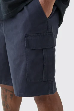 boohooMAN Plus Elasticated Waist Relaxed Fit Cargo Shorts | UK| Trousers|Shorts