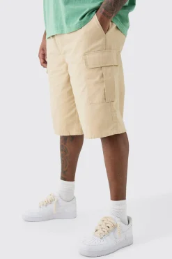 boohooMAN Plus Elasticated Waist Relaxed Fit Cargo Jorts | UK| Shorts