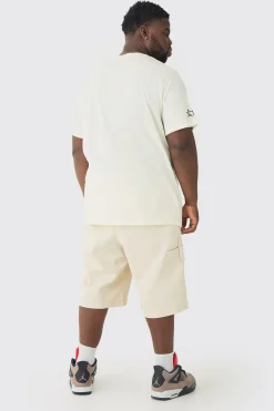 boohooMAN Plus Elasticated Waistband Smart Pocket Jort | UK| Shorts