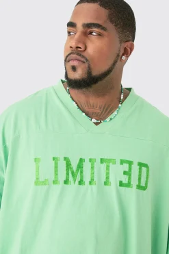 boohooMAN Plus Embroidered Limited Football T-shirt & Short Set | UK| Sets & Co-Ords