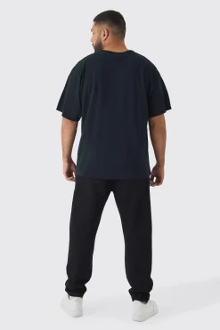 Plus Garbage License Print T-shirt | UK^boohooMAN Best