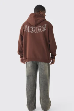 boohooMAN Plus Gothic Homme Oversized Hoodie | UK| Hoodies & Sweatshirts