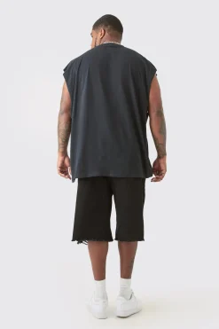 Plus Green Day License Print Tank | UK^boohooMAN