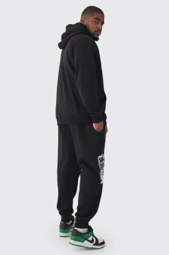 boohooMAN Plus Homme 13 Varsity Tracksuit | UK| Tracksuits