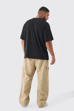 Plus Homme Rhinestone Printed T-Shirt In | UK^boohooMAN New