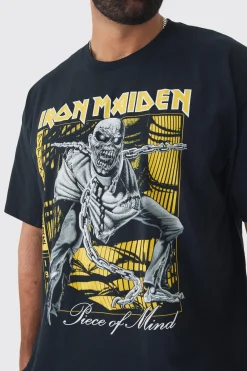 Plus Iron Maiden License Print T-shirt | UK^boohooMAN Discount