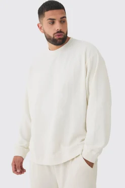 boohooMAN Plus Jacquard Knit Sweat | UK| Hoodies & Sweatshirts