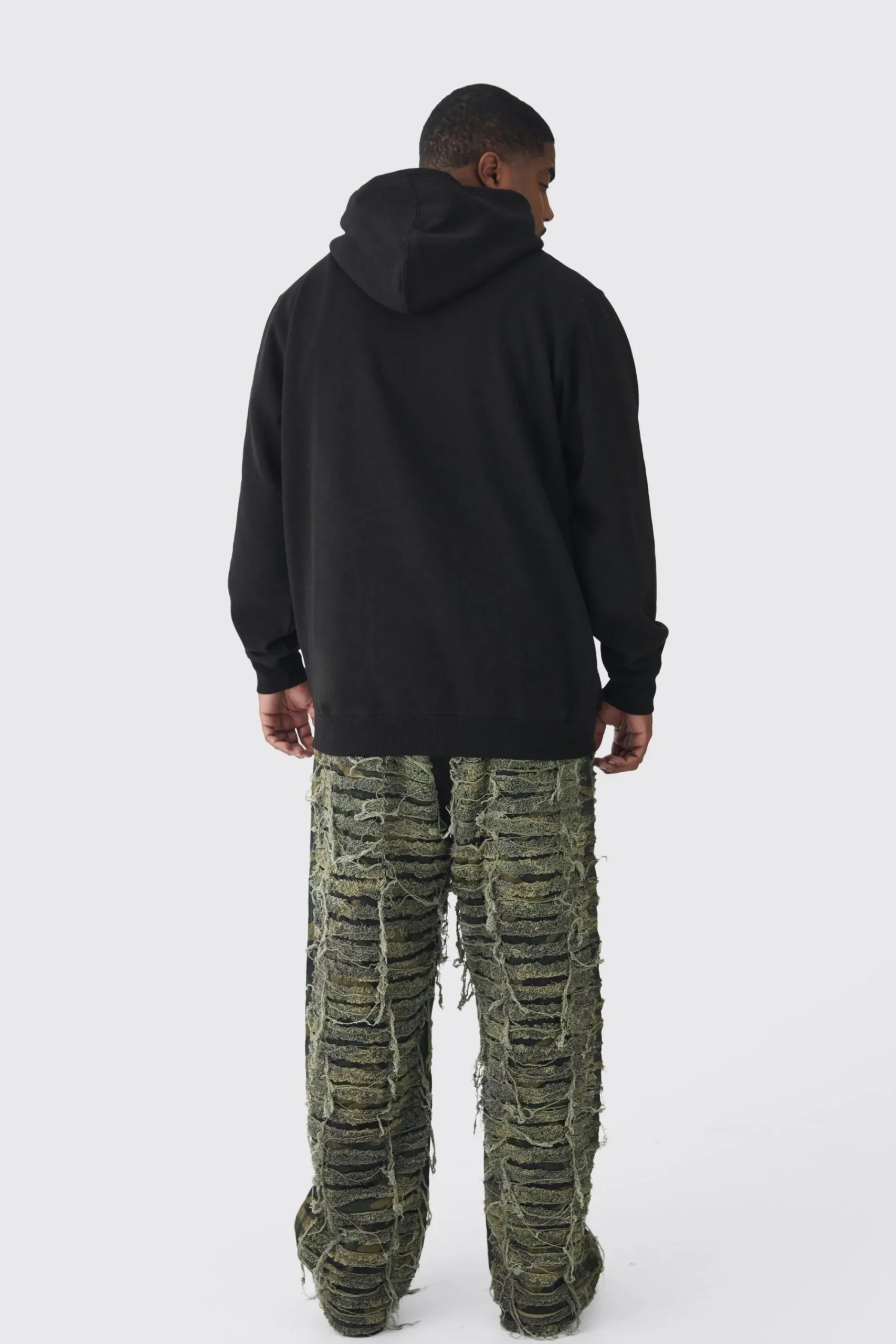 boohooMAN Plus Line Drawing Regular Fit Hoodie | UK| Hoodies & Sweatshirts