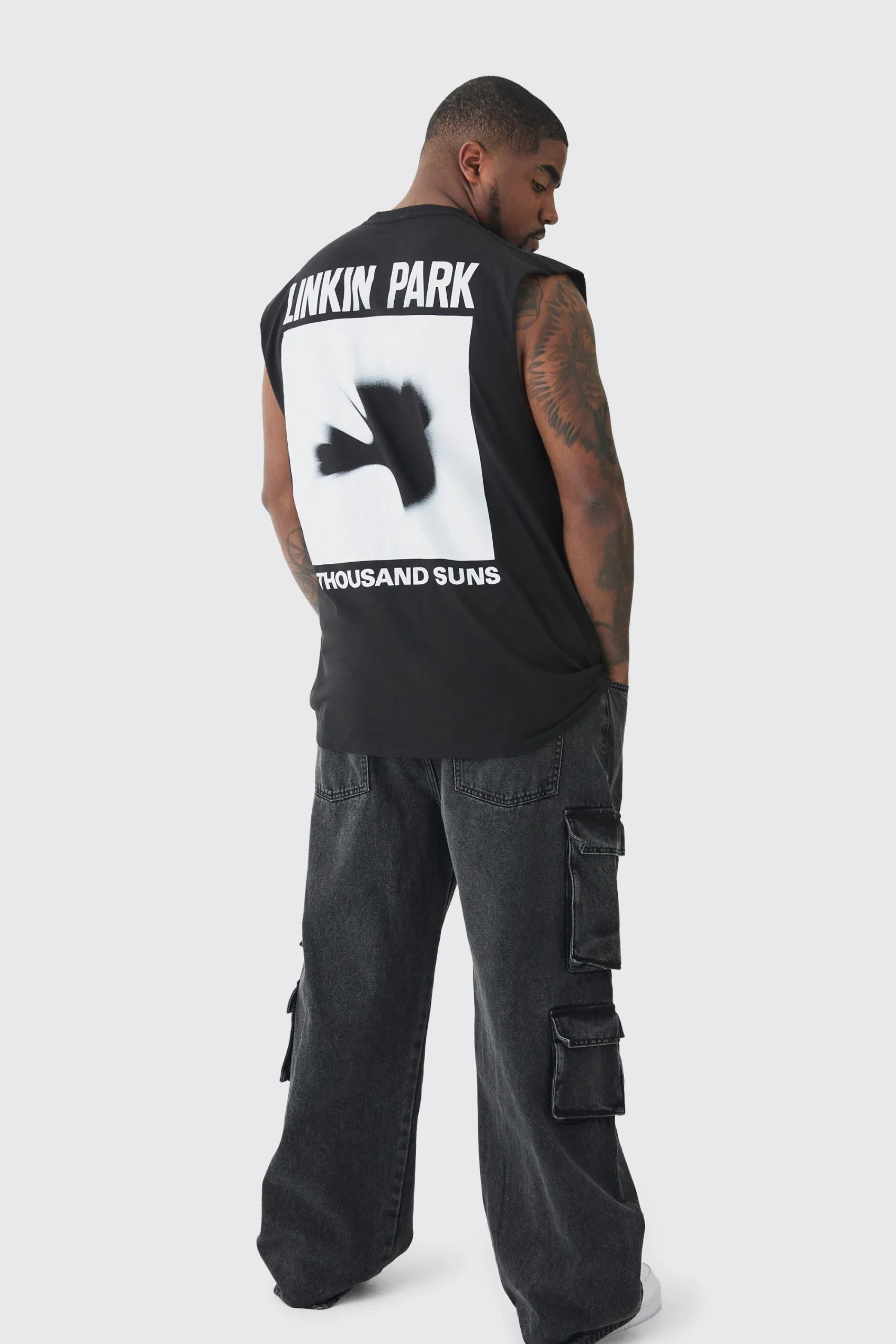 Plus Linkin Park License Tank Top | UK^boohooMAN