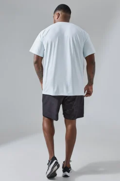 Plus Man Active Camo Raglan Regular Fit Performance T-shirt | UK^boohooMAN Best