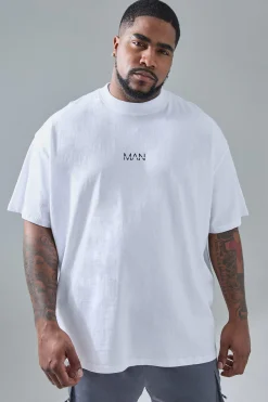 Plus Man Active Gym Oversized Rep T-shirt | UK^boohooMAN Clearance