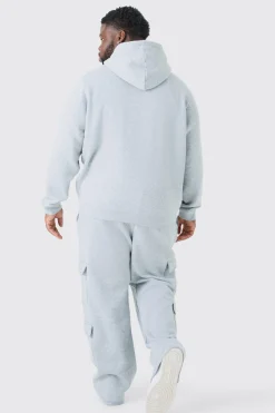 boohooMAN Plus Man Dash Over The Head Hoodie In | UK| Hoodies & Sweatshirts