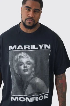 Plus Marilyn License Graphic T-shirt | UK^boohooMAN Clearance
