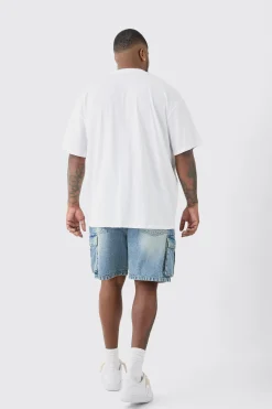 Plus Miami Doodle Print T-shirt In | UK^boohooMAN Clearance