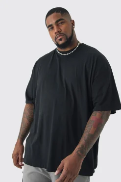 Plus Mono Rose Floral Back Print T-shirt In | UK^boohooMAN Clearance