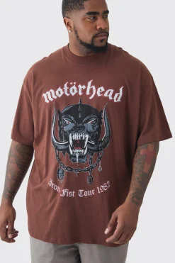 Plus Motor Head License Print T-shirt | UK^boohooMAN Best