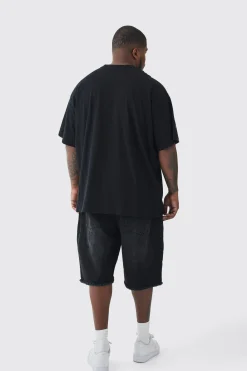 boohooMAN Plus Multi Waistband Relaxed Fit Denim Shorts | UK| Shorts