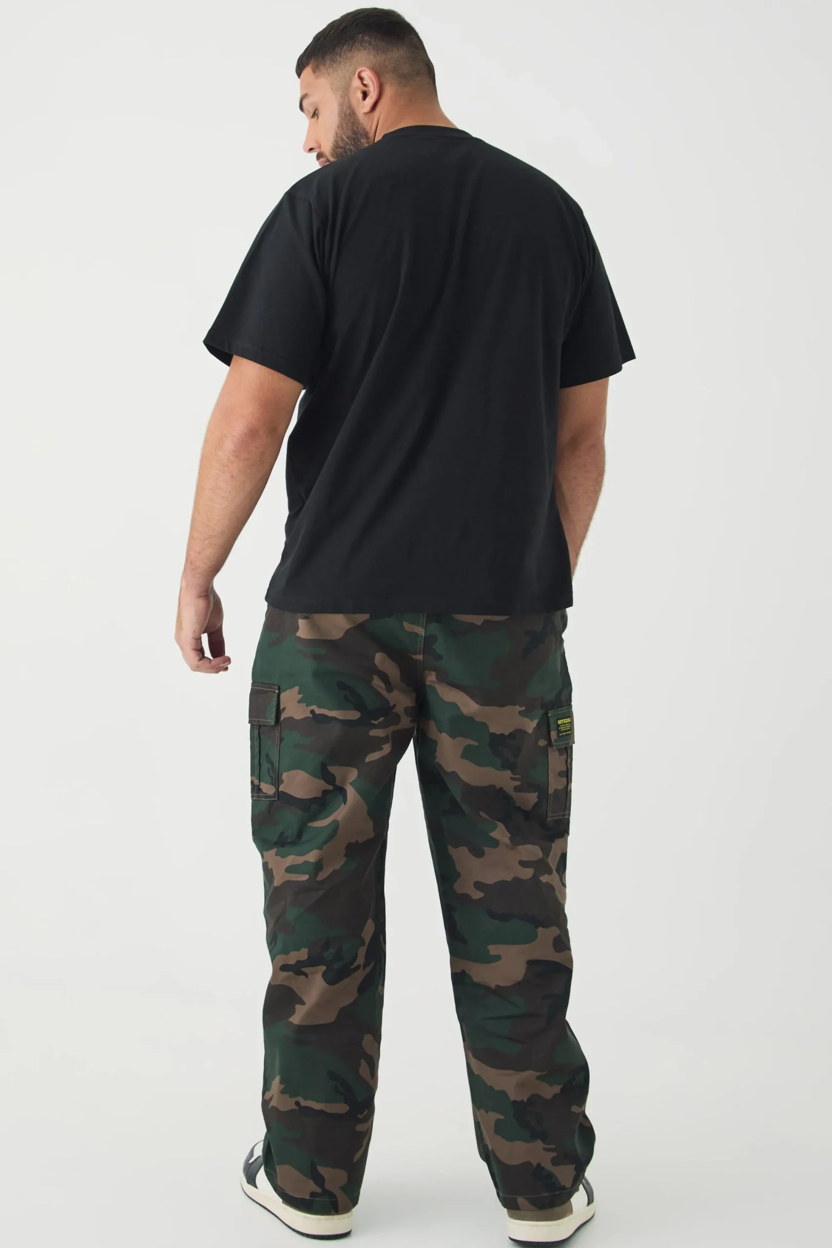 Plus MXVIII Debossed T-shirt In | UK^boohooMAN Online