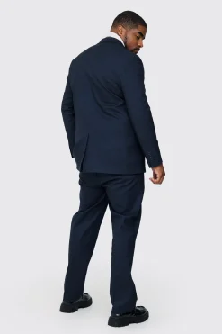 boohooMAN Plus Pinstripe Regular Fit Suit Trouser | UK| Suits & Tailoring|Sets & Co-Ords
