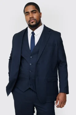 boohooMAN Plus Pinstripe Regular Fit Suit | UK| Sets & Co-Ords