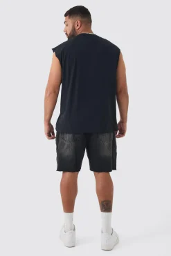 Plus Nickelback License Print Tank | UK^boohooMAN Hot