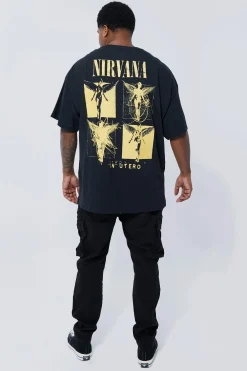 Plus Nirvana License T-shirt | UK^boohooMAN Clearance