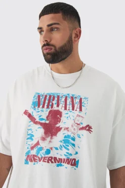 Plus Nirvana Nevermind License T-shirt | UK^boohooMAN Discount