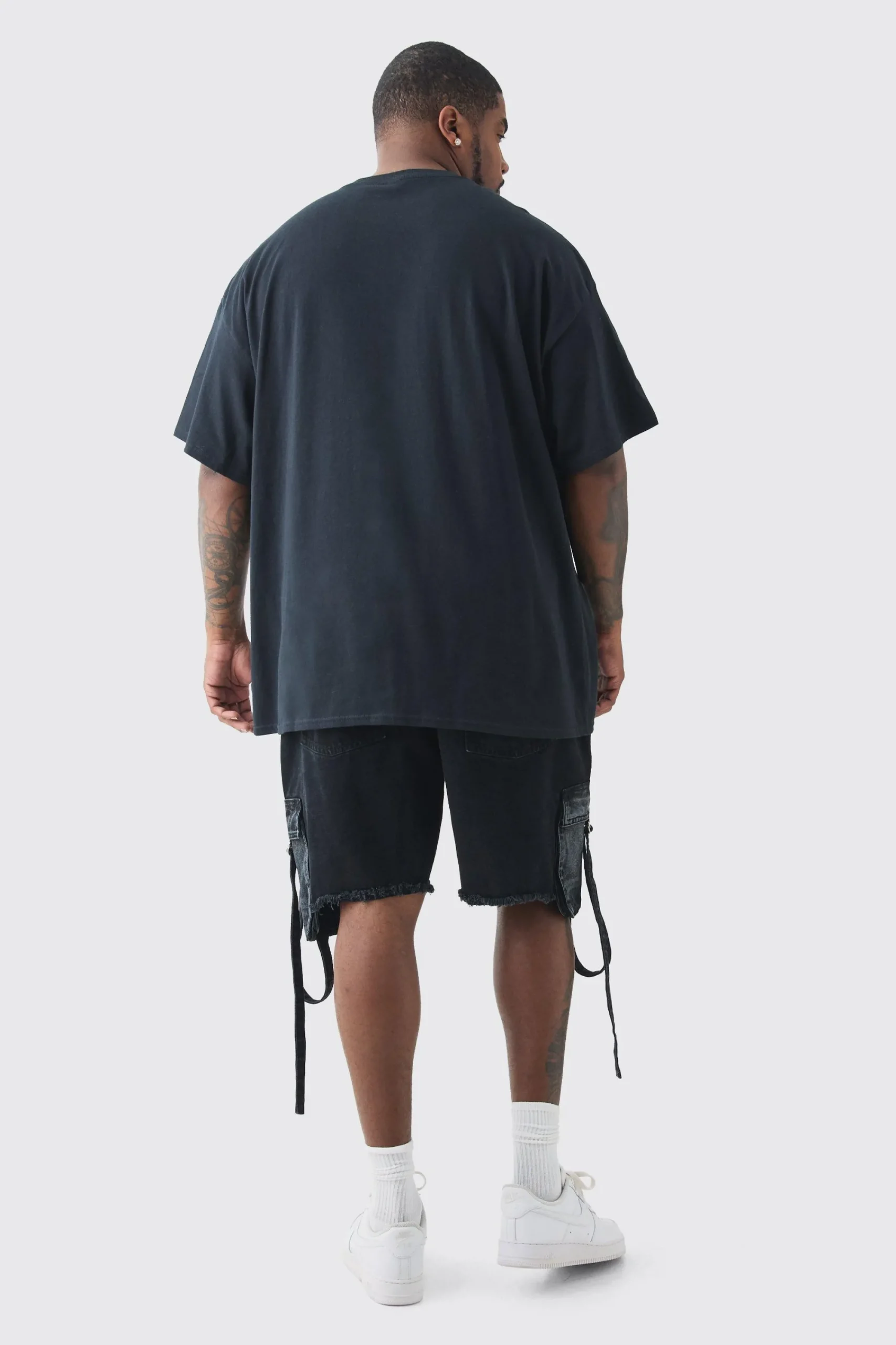 Plus Nirvana Smiley License Print T-shirt | UK^boohooMAN