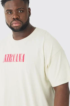 Plus Nirvana Wash License T-shirt | UK^boohooMAN Outlet