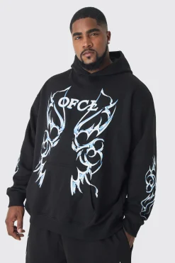 boohooMAN Plus OFCL Print Tracksuit In | UK| Tracksuits