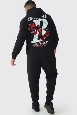 boohooMAN Plus Official Dove Printed Regular Fit Tracksuit | UK| Tracksuits