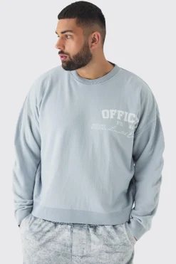 boohooMAN Plus Official Varsity Knitted Sweatshirt | UK| Knitwear