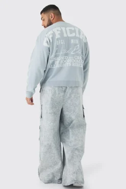 boohooMAN Plus Official Varsity Knitted Sweatshirt | UK| Knitwear