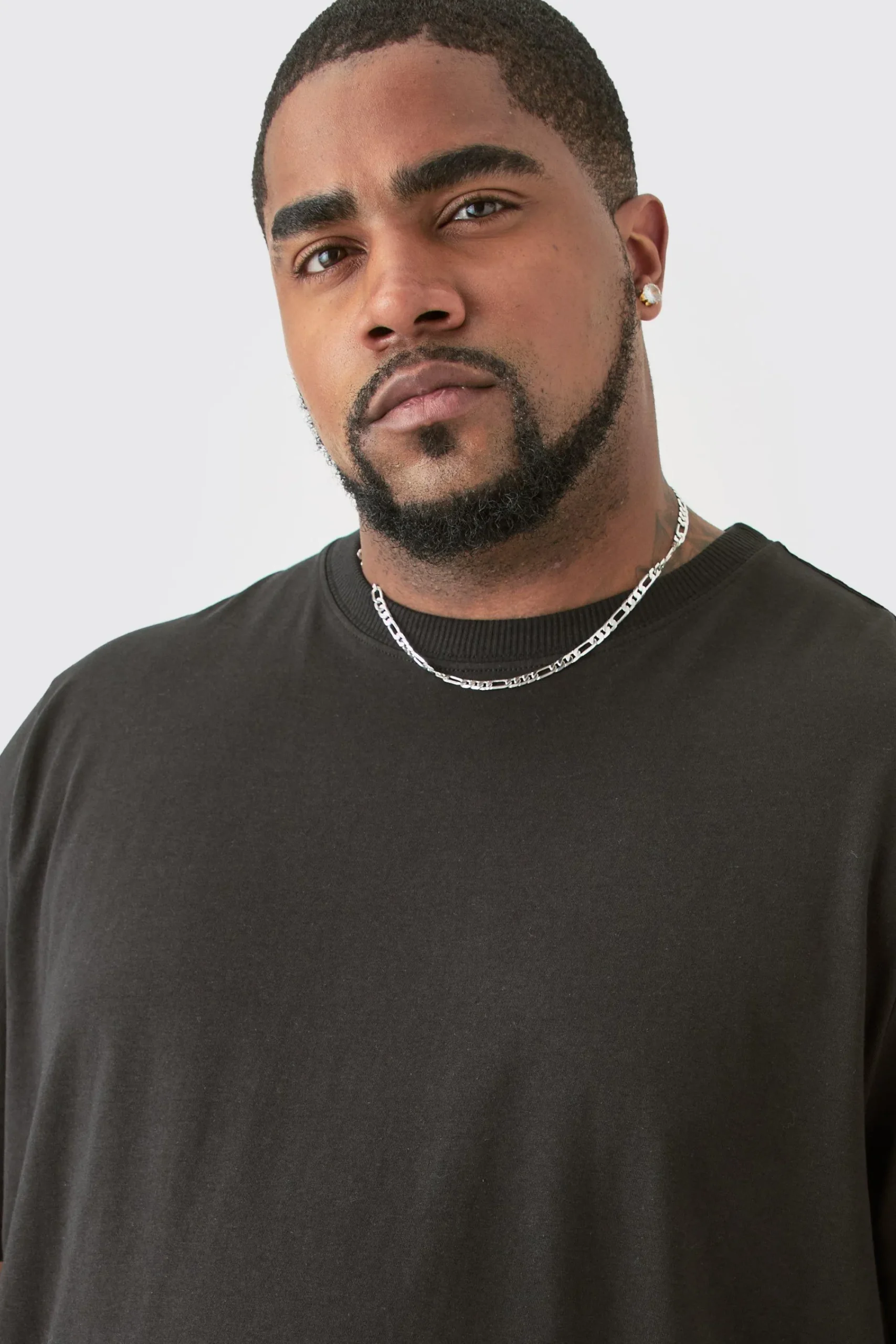 Plus Old Money Graphic Back Print Oversized T-shirt | UK^boohooMAN New