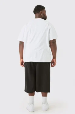 Plus Oversized Applique T-shirt | UK^boohooMAN Clearance