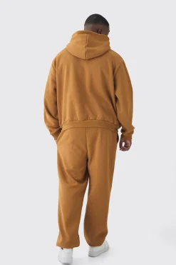 boohooMAN Plus Oversized Boxy Grafiti Print Hooded Relaxed Jogger Tracksuit | UK| Tracksuits