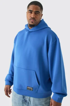boohooMAN Plus Oversized Boxy Scuba Hoodie | UK| Hoodies & Sweatshirts
