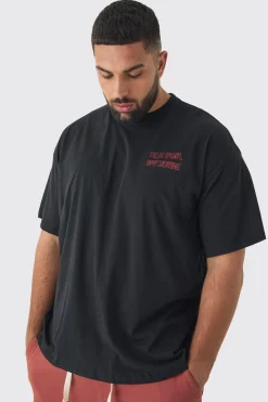 Plus Oversized Deadpool Wolverine License T-Shirt | UK^boohooMAN Online