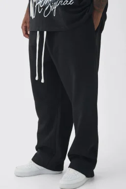 boohooMAN Plus Oversized Drop Crotch Jogger | UK| Trousers|Joggers