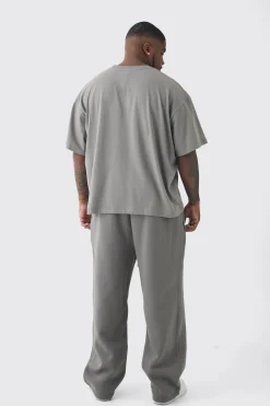 boohooMAN Plus Oversized Drop Crotch Jogger | UK| Trousers|Joggers