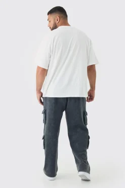 Plus Oversized Eazy E Large Scale License Print T-Shirt | UK^boohooMAN Online