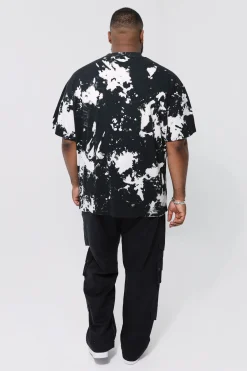 Plus Oversized Extended Neck T-shirt | UK^boohooMAN Sale