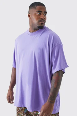 Plus Oversized Extended Neck Heavy T-shirt | UK^boohooMAN Best