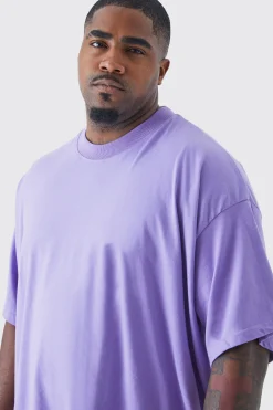 Plus Oversized Extended Neck Heavy T-shirt | UK^boohooMAN Best